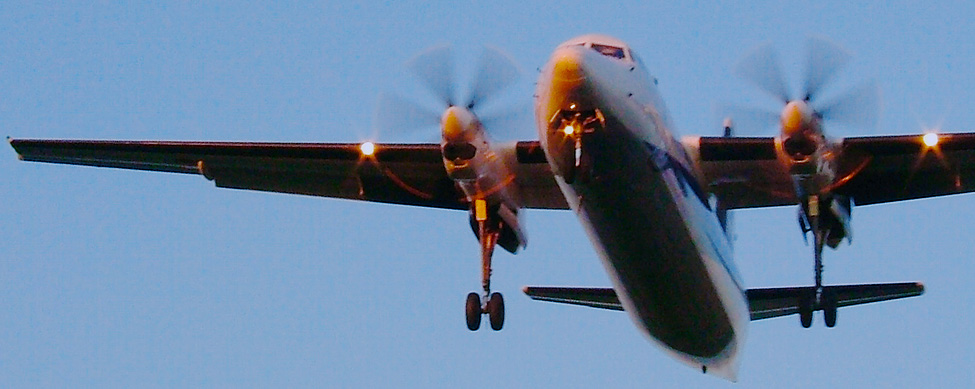 写真画像　全日空(ANA)NH　フォッカー50(Fokker50) -1-